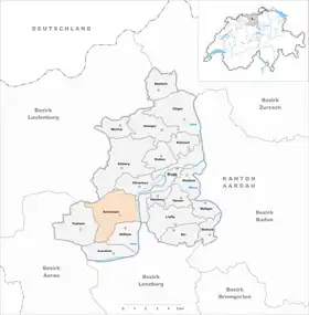 Karte von Schinznach