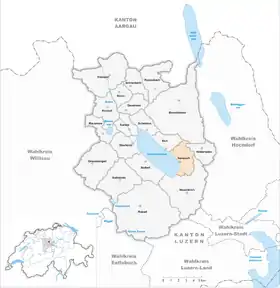Karte von Sempach
