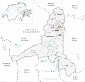 Karte von Sils im Domleschg