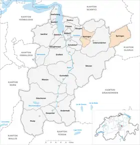 Karte von Spiringen
