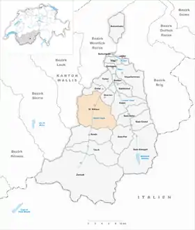 Karte von St. Niklaus