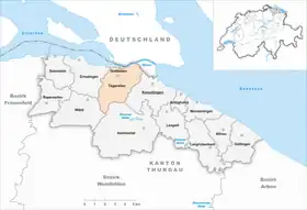 Karte von Tägerwilen(mit Tägermoos)