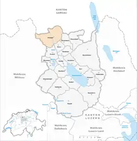 Karte von Triengen