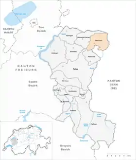 Karte von Ueberstorf