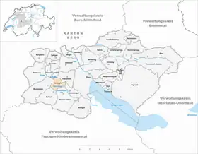 Karte von Uebeschi