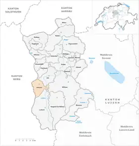 Karte von Ufhusen