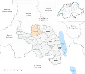 Karte von Unterkulm