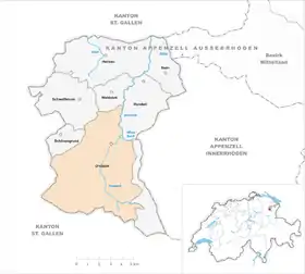 Karte von Urnäsch