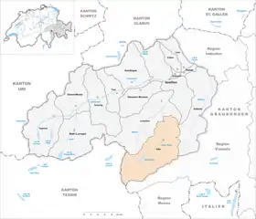 Karte von Vals