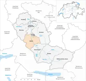 Karte von Wattwil