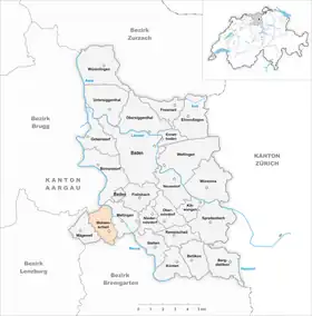 Karte von Wohlenschwil