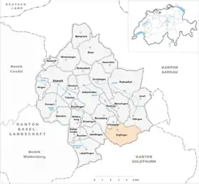 Karte von Zeglingen