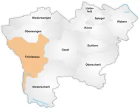 Karte von Thörishaus