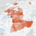 Amtsbezirke des Kantons Bern bis 31.&nbsp;Dezember 1993