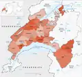 Bezirke des Kantons Waadt bis 31.&nbsp;Dezember&nbsp;1959