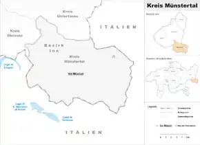 Karte von Val Müstair