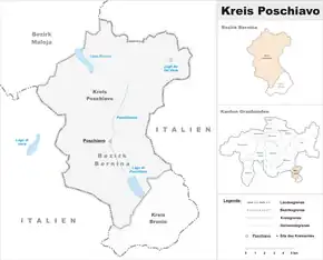 Karte von Poschiavo