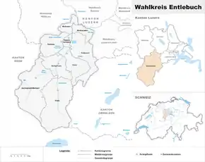 Karte von Wahlkreis Entlebuch