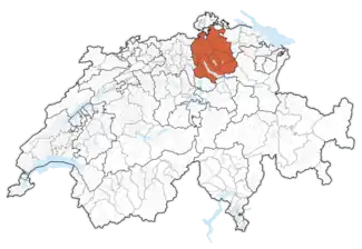 Karte Grossregion Zürich