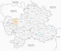 Lage von Rieggers in Zwettl