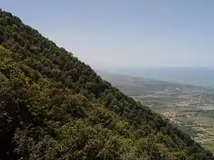 Küste des kaspischen Meeres ca. 10 km westlich von Chālūs