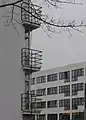 Detail: Eckbalkone am nördlichen Wohnflügel (2017)