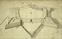 Die Festung um 1680