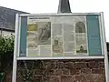 Informationstafel zur Geschichte der Klause