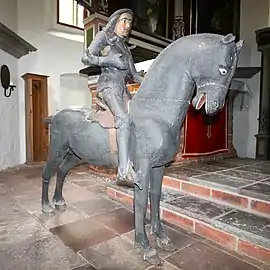 Reiterfigur des heiligen Georgs
