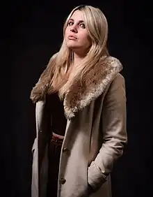 Pelzbesatz aus gerupftem Biber („Samtbiber“), Katrina Rotondo, 2024