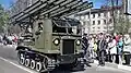 STZ-5 mit Katjuscha russisch БМ-13