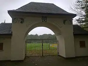 Eingangstor zum Sportpark Katzenbusch in Herten