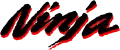 Das frühere Kawasaki-Ninja-Logo