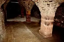 Der alte Burgkeller aus dem 14. Jahrhundert