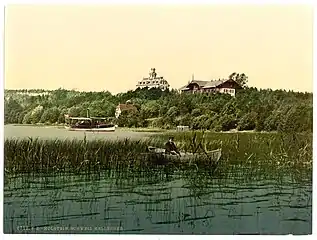 Historische Ansicht des Kellersees um 1900