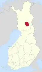 Lage von Kemijärvi