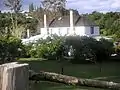 Rückseite mit dem Garten