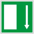 Rettungsweg – Notausgang