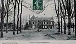 Herrenhaus in Kerbournet auf einer Postkarte vor 1914