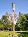 Horst Rainer Kerger: Baumstele, 1988