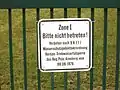 Betreten verboten!