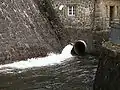Wasserablauf der Kraftanlage ins Tosbecken