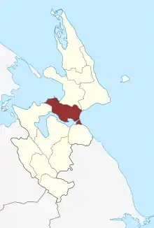 Lage des Kerteminde-Drigstrup Sogn in der Kerteminde Kommune