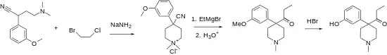 Synthese von Ketobemidon