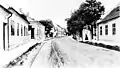 Gleise der Dampftramway (südliche Linie) in der Ketzergasse in Rodaun (1915)