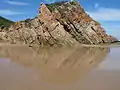 Felsen am Keurboom-Strand