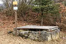 Brechelgrube zur Lein-Bearbeitung