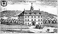 Valvasors Kupferstich vom neuen Schloss aus dem Jahre 1688