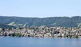 Kilchberg von Zollikon aus gesehen
