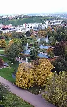 Springbrunnen im Höhenpark Killesberg
